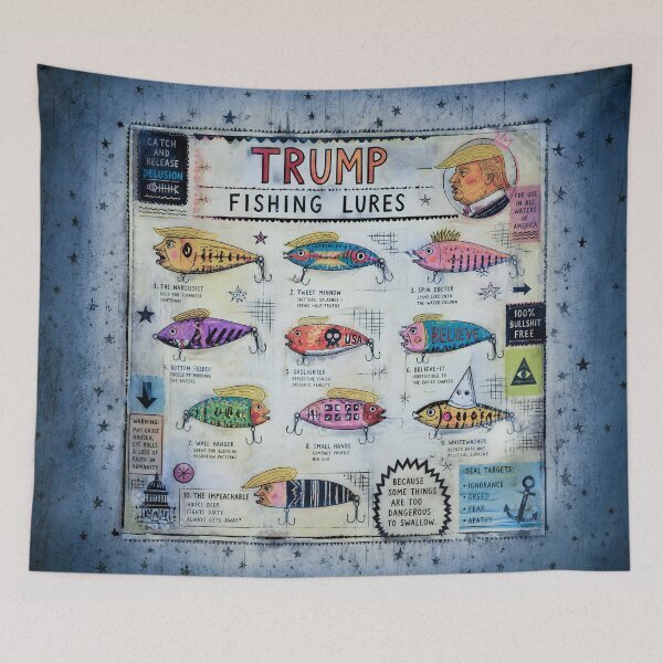 Item preview, Trump Fishing Lures designed and sold by PictureNZ.