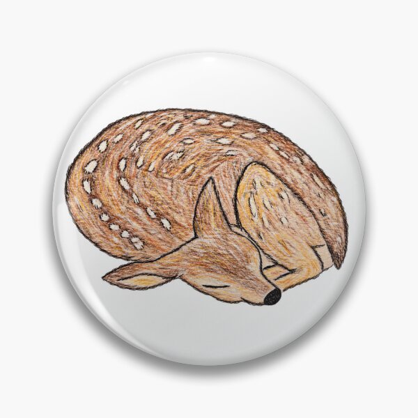 Item preview, Sleeping Fawn designed and sold by Chris Zahorcik Art.