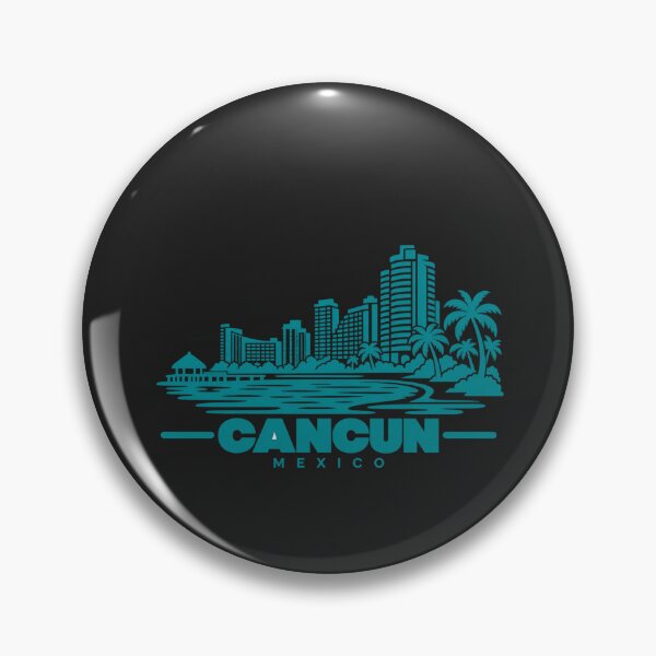 Item preview, Cancun Mexico Line Art Travel Poster designed and sold by CMYKStudio.