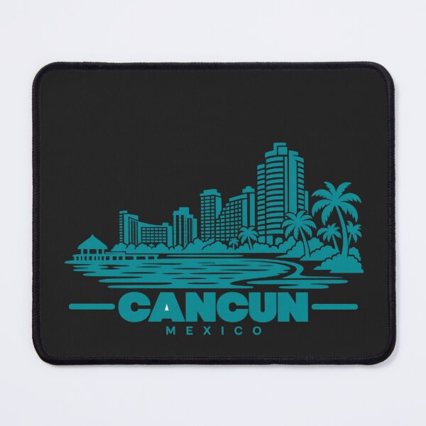 Item preview, Cancun Mexico Line Art Travel Poster designed and sold by CMYKStudio.