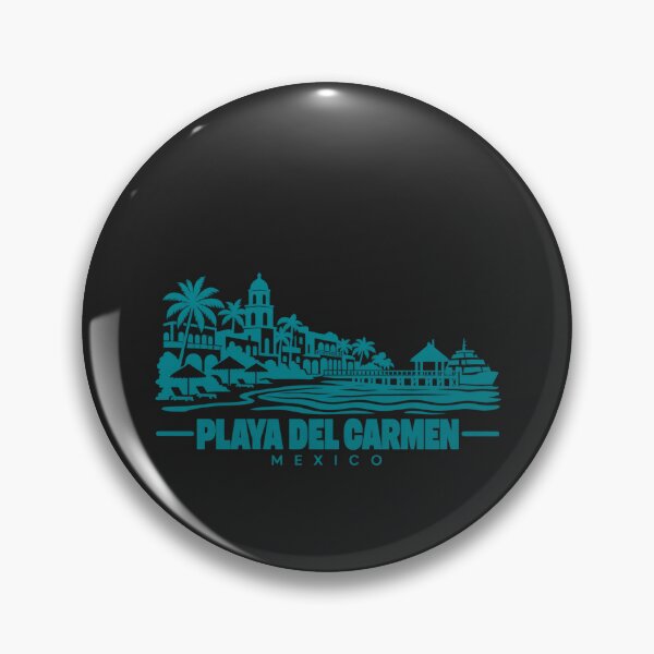 Item preview, Playa del Carmen Mexico Line Art Travel Poster designed and sold by CMYKStudio.