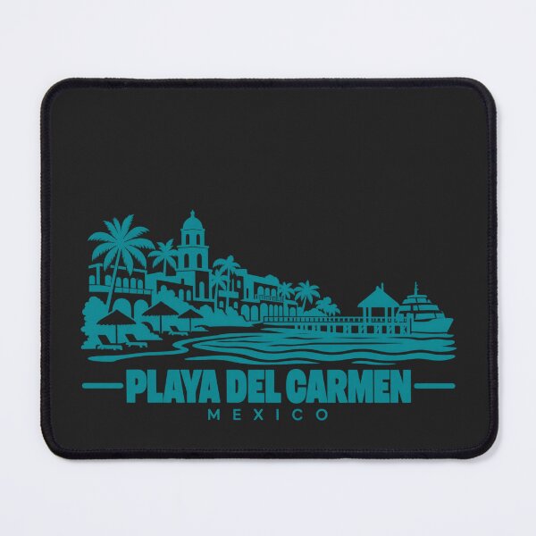 Item preview, Playa del Carmen Mexico Line Art Travel Poster designed and sold by CMYKStudio.