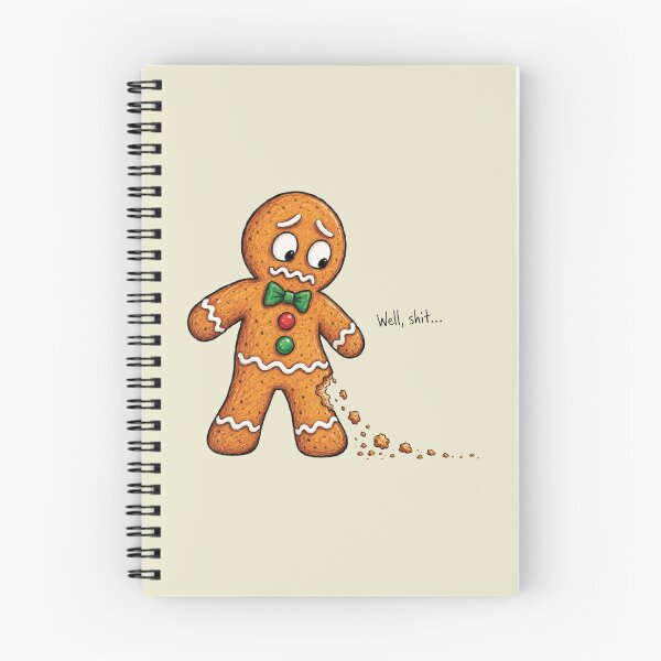 Item preview, Well Shit Funny Christmas, Gingerbread Man 2 designed and sold by Saitokuu7Art.