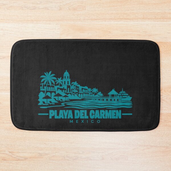 Item preview, Playa del Carmen Mexico Line Art Travel Poster designed and sold by CMYKStudio.