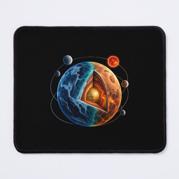 Item preview, Tidally Locked Exoplanet Cutaway – Day and Night World designed and sold by AMICO77.