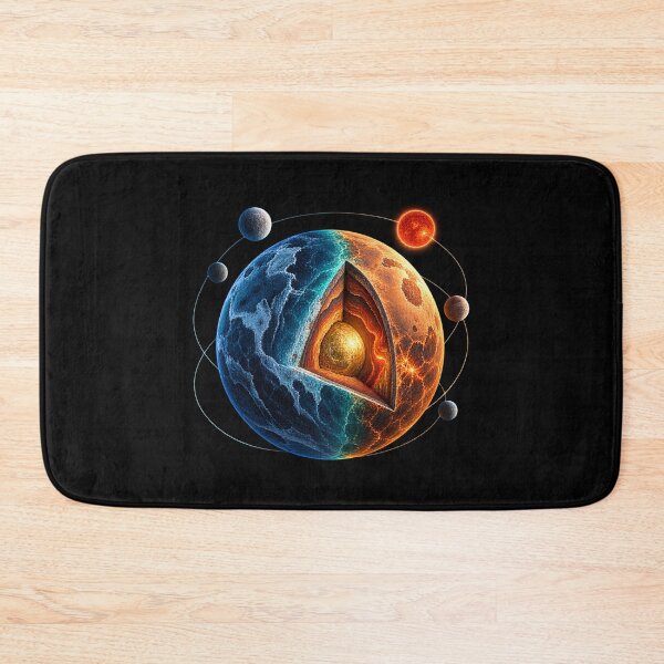 Item preview, Tidally Locked Exoplanet Cutaway – Day and Night World designed and sold by AMICO77.