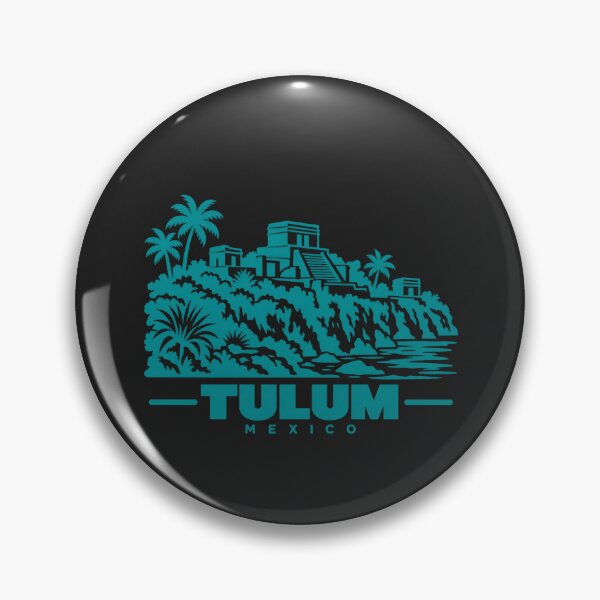 Item preview, Tulum Mexico Line Art Landmark Poster designed and sold by CMYKStudio.