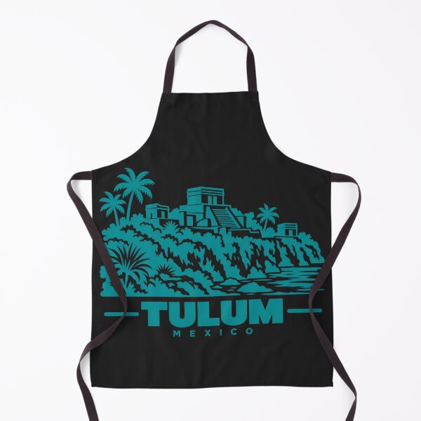 Item preview, Tulum Mexico Line Art Landmark Poster designed and sold by CMYKStudio.