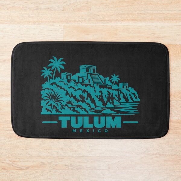 Item preview, Tulum Mexico Line Art Landmark Poster designed and sold by CMYKStudio.