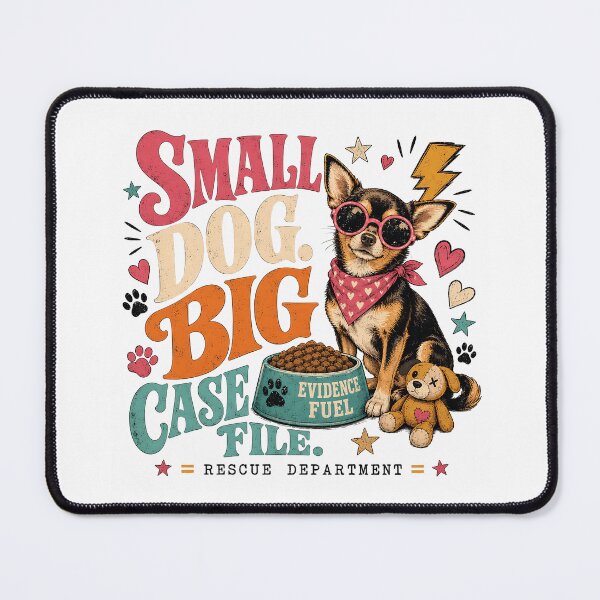 Item preview, Small Dog Big Case File Rescue Department designed and sold by JoyfullyOffbeat.