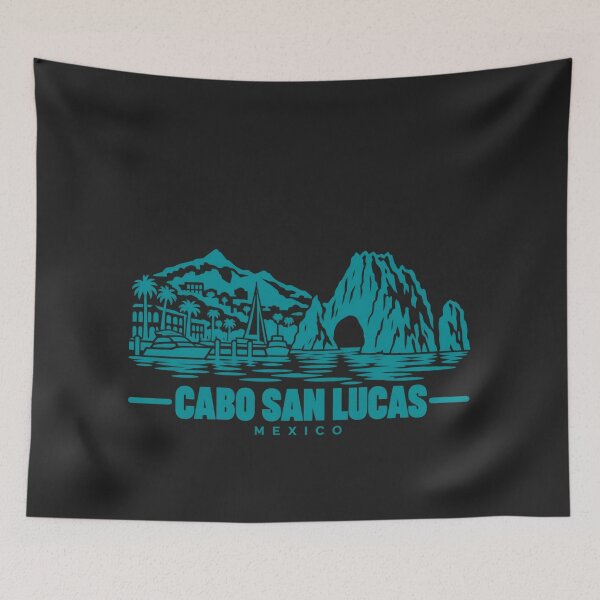 Item preview, Cabo San Lucas Mexico Line Art Coastline Poster designed and sold by CMYKStudio.