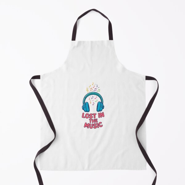 Item preview, Lost In The Music Headphones Graphic T-Shirt designed and sold by Worn and Witty.