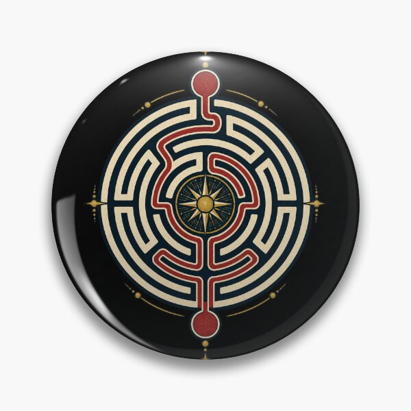 Item preview, Inevitable Path Labyrinth – Determinism Philosophy Art designed and sold by AMICO77.