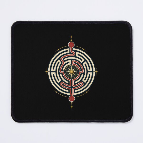 Item preview, Inevitable Path Labyrinth – Determinism Philosophy Art designed and sold by AMICO77.