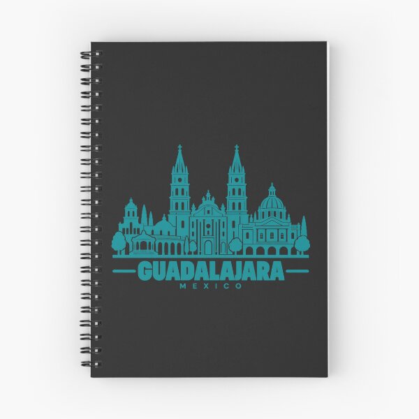 Item preview, Guadalajara Mexico Line Art Skyline Poster designed and sold by CMYKStudio.