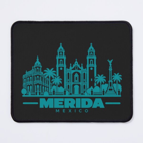 Item preview, Merida Mexico Line Art Landmark Poster designed and sold by CMYKStudio.