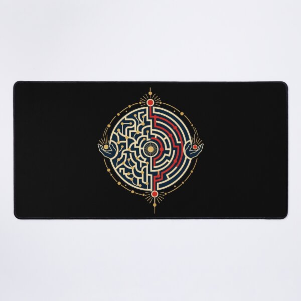 Item preview, Free Will Versus Fate – Philosophy Labyrinth Art designed and sold by AMICO77.