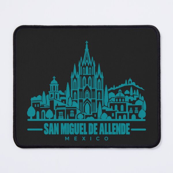 Item preview, San Miguel de Allende Mexico Line Art Landmark Poster designed and sold by CMYKStudio.