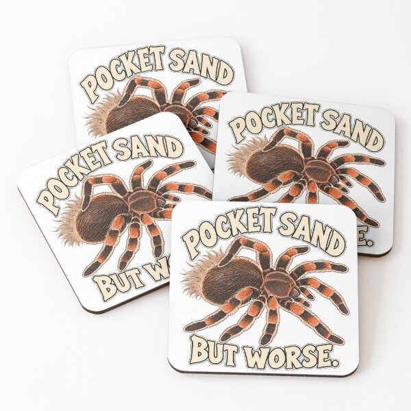 Item preview, Tarantula Pocket Sand But Worse Funny Spider Art designed and sold by threadandfangs.