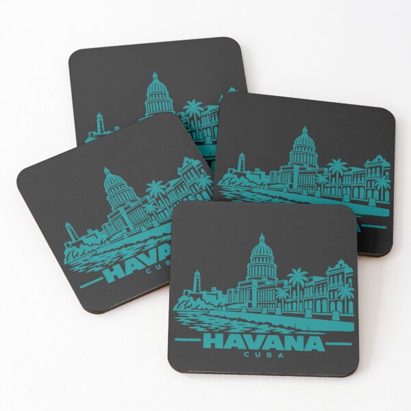 Item preview, Havana Cuba Line Art Skyline Poster designed and sold by CMYKStudio.
