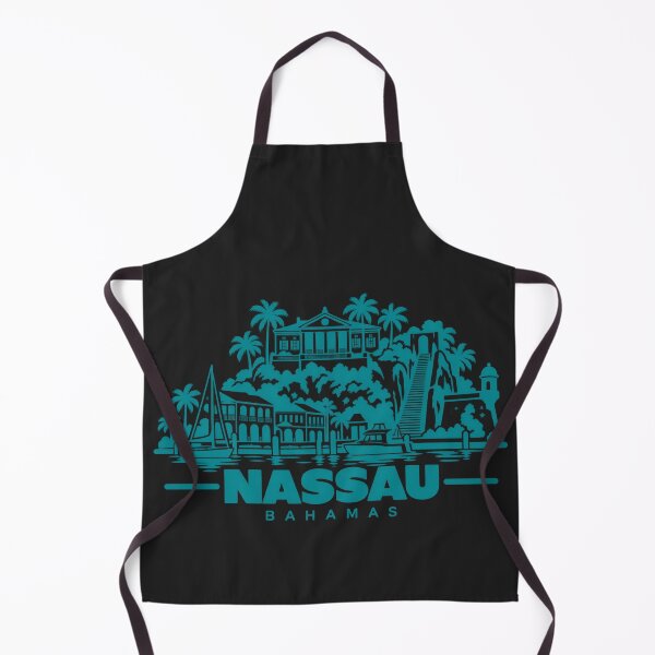 Item preview, Nassau Bahamas Line Art Coastline Poster designed and sold by CMYKStudio.