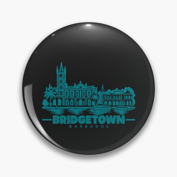 Item preview, Bridgetown Barbados Line Art Landmark Poster designed and sold by CMYKStudio.