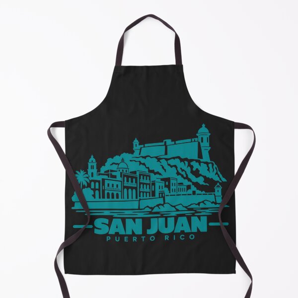 Item preview, San Juan Puerto Rico Line Art Landmark Poster designed and sold by CMYKStudio.