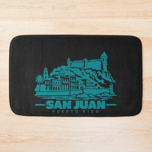 Item preview, San Juan Puerto Rico Line Art Landmark Poster designed and sold by CMYKStudio.