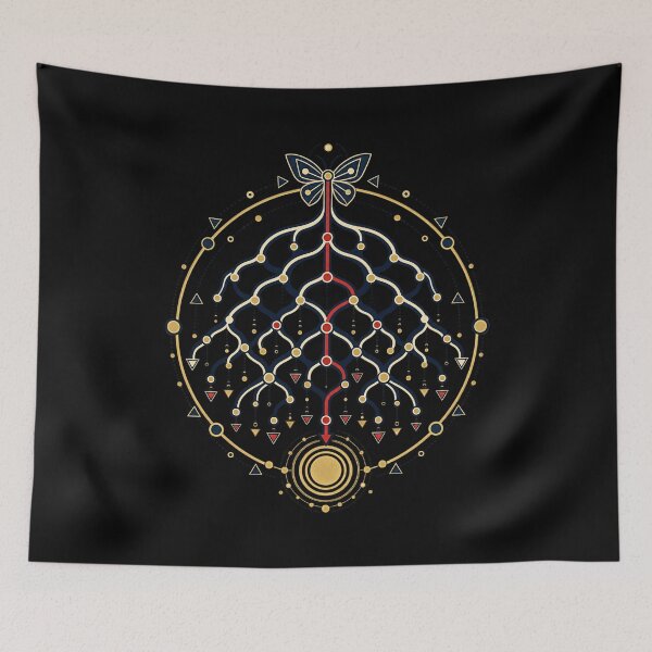 Item preview, Butterfly Effect Causal Web – Complexity Philosophy Art designed and sold by AMICO77.