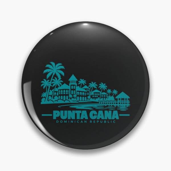 Item preview, Punta Cana Dominican Republic Line Art Coastline Poster designed and sold by CMYKStudio.