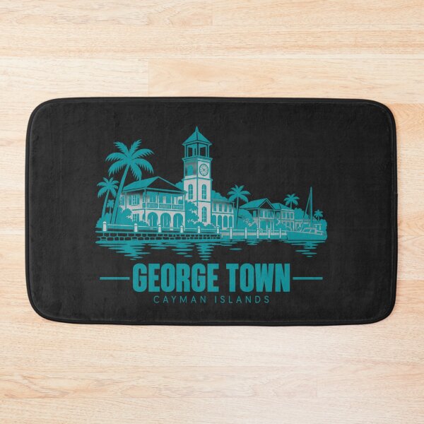 Item preview, George Town Cayman Islands Line Art Coastline Poster designed and sold by CMYKStudio.