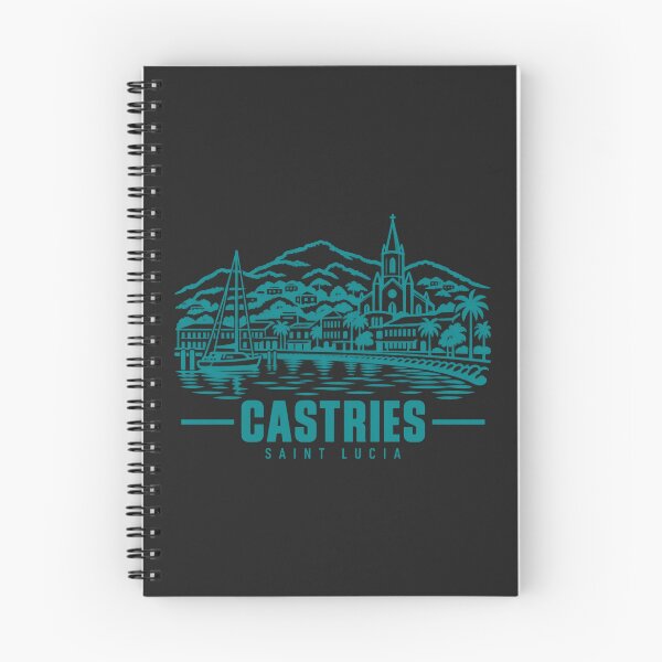 Item preview, Castries Saint Lucia Line Art Coastline Poster designed and sold by CMYKStudio.