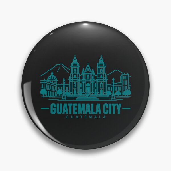 Item preview, Guatemala City Guatemala Line Art Skyline Poster designed and sold by CMYKStudio.