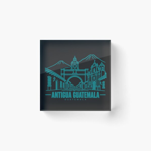 Item preview, Antigua Guatemala Guatemala Line Art Landmark Poster designed and sold by CMYKStudio.