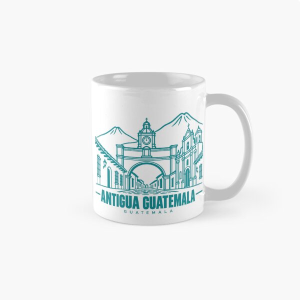 Item preview, Antigua Guatemala Guatemala Line Art Landmark Poster designed and sold by CMYKStudio.