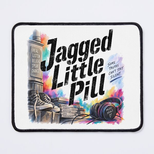 Item preview, Jagged Little Pill designed and sold by Lyric Vault - Rock on.