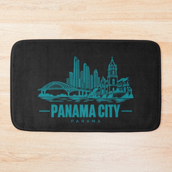 Item preview, Panama City Panama Line Art Skyline Poster designed and sold by CMYKStudio.
