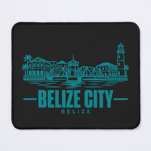 Item preview, Belize City Belize Line Art Coastline Poster designed and sold by CMYKStudio.