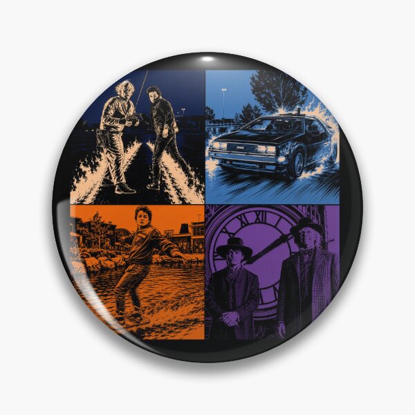 Item preview, Back to the Future Pop Art Tribute designed and sold by Americus Maximus Studios.