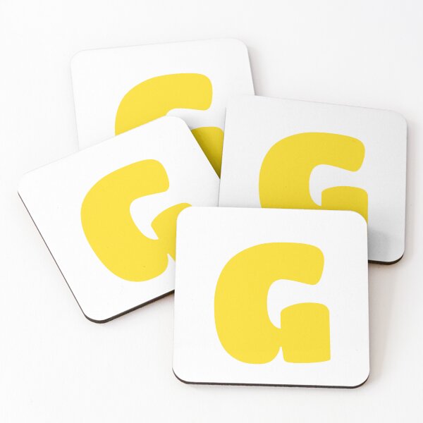 Item preview, Halloween Yellow Letter G Initial designed and sold by remoteart.