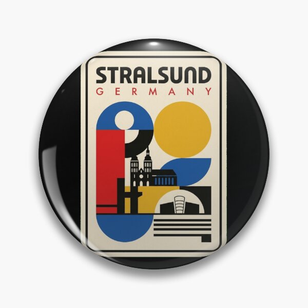 Artikelvorschau, Retro Stralsund Bauhaus Geometrische Skyline entworfen und verkauft von k3rstman1.
