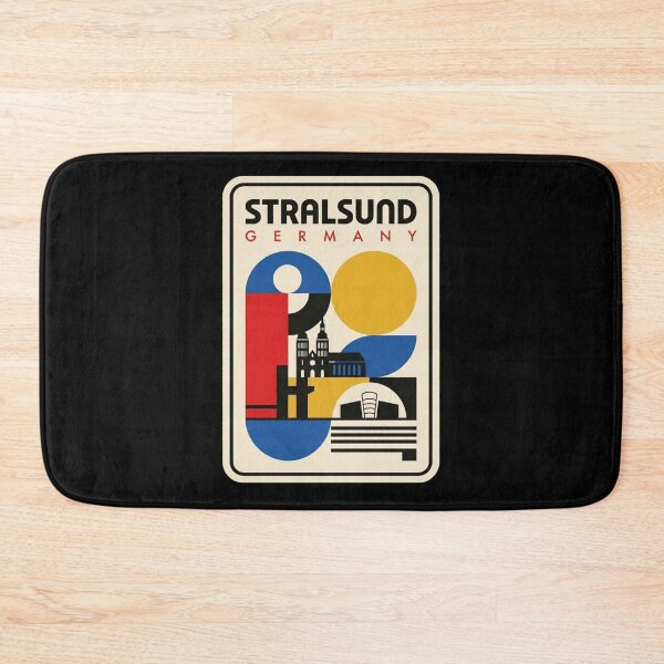 Item preview, Retro Stralsund Bauhaus Geometric Skyline designed and sold by k3rstman1.
