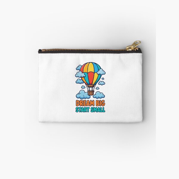 Item preview, Dream Big Start Small Hot Air Balloon T-Shirt designed and sold by Worn and Witty.