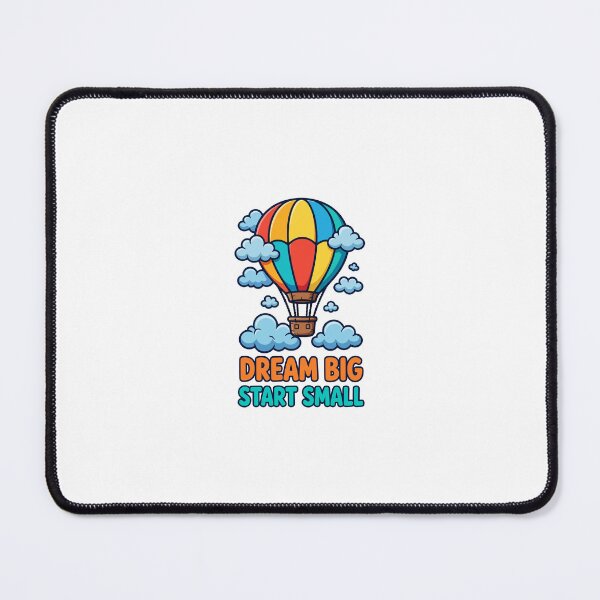 Item preview, Dream Big Start Small Hot Air Balloon T-Shirt designed and sold by Worn and Witty.