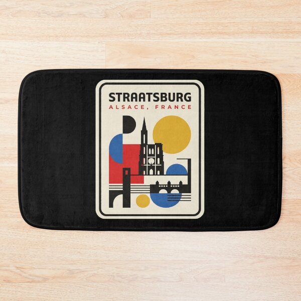Item preview, Retro Straatsburg Bauhaus Geometric Skyline designed and sold by k3rstman1.