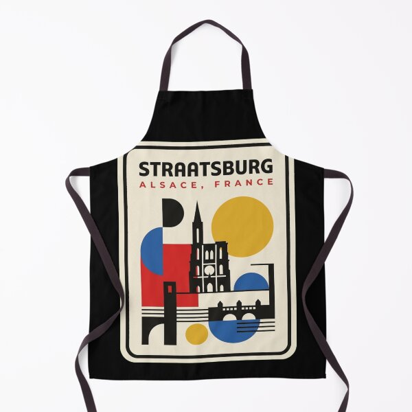 Item preview, Retro Straatsburg Bauhaus Geometric Skyline designed and sold by k3rstman1.