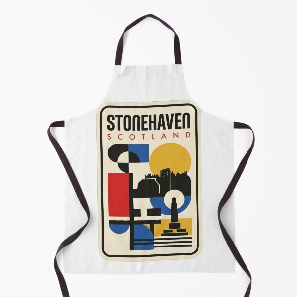 Item preview, Retro Stonehaven Bauhaus Geometric Skyline designed and sold by k3rstman1.