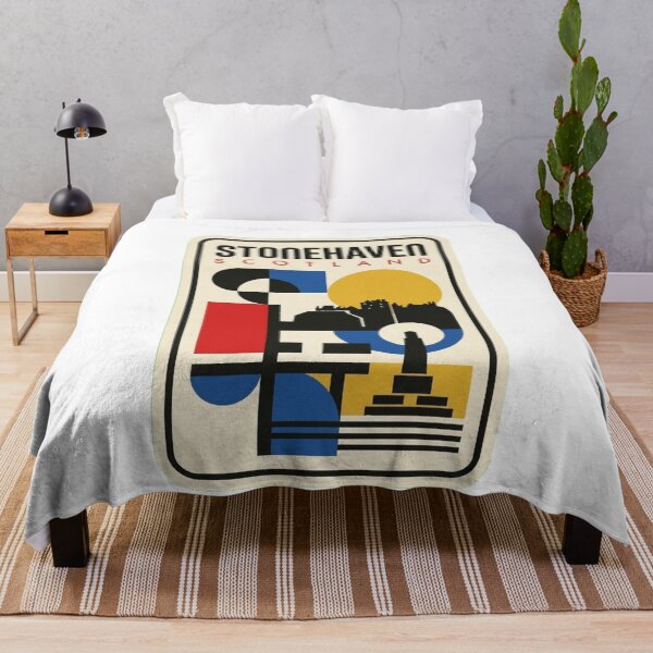 Item preview, Retro Stonehaven Bauhaus Geometric Skyline designed and sold by k3rstman1.