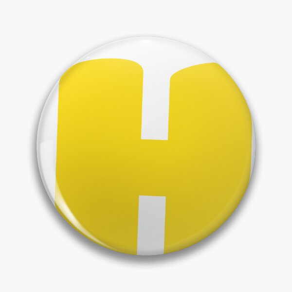 Item preview, Halloween Yellow Letter H Initial designed and sold by remoteart.