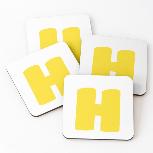 Item preview, Halloween Yellow Letter H Initial designed and sold by remoteart.